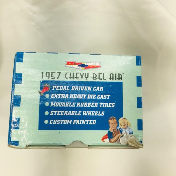 Gearbox 1997 Vintage 1957 Chevy Bel Air Convertible Serial #04296 Pedal Car New - Picture 6 of 11